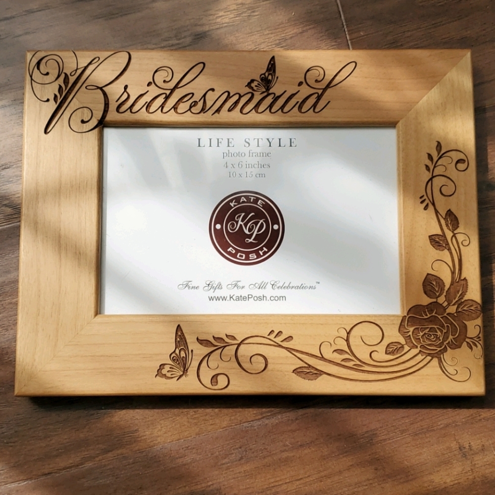 Bridesmaid Photo Frame 4x6